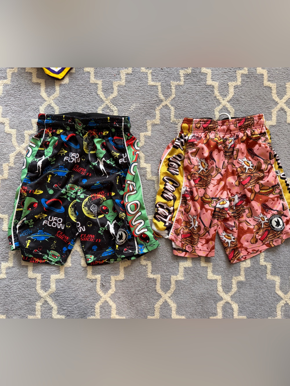 Flow Society Boys Space & Breakfast shorts- set of 2